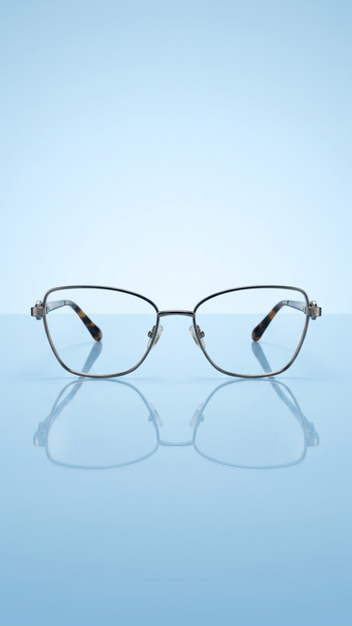 Aura – Geometric Soft Cat-Eye Glasses