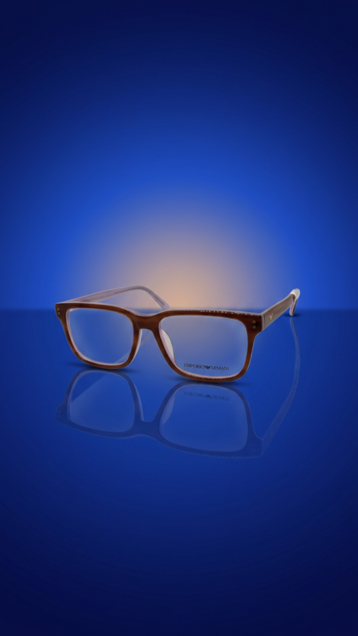 Emporio Armani Classic Square Glasses&nbsp;